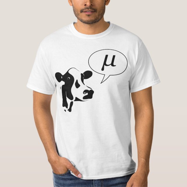 T-shirt La vache scientifique va la MU (Devant)