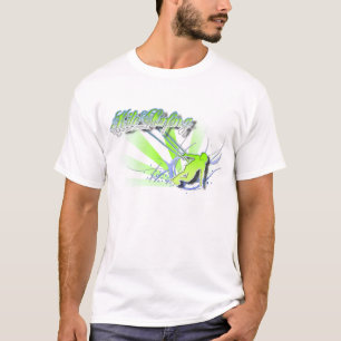 T-shirt La vague. Chemise surfante de cerf-volant