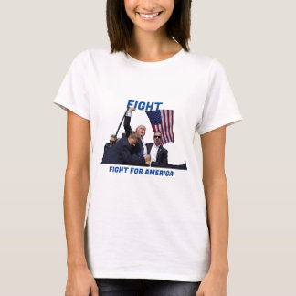 T-shirt La vague victorieuse de Trump : combattre pour l'A