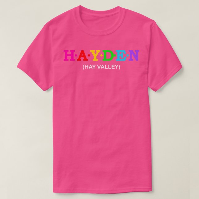T-shirt La vallée de Hayden Hay (Design devant)
