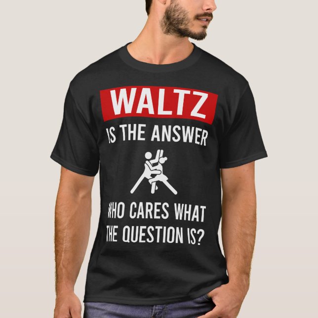 T-shirt La Valse de la réponse (Devant)