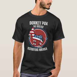 T-shirt La varicelle détruit l'Amérique