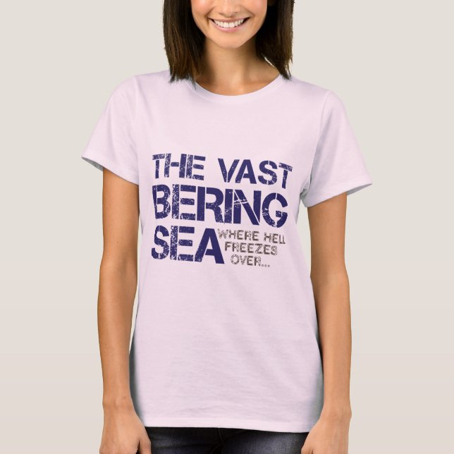 T-SHIRT LA VASTE MER DE BERING... (Devant)