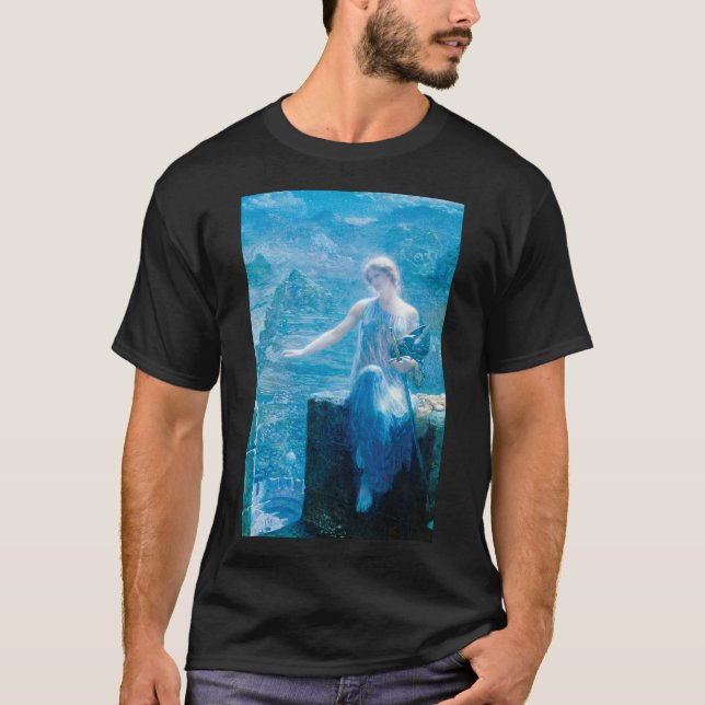 T-shirt La veillée de Valkyrie par Edward Robert Hughes (Devant)