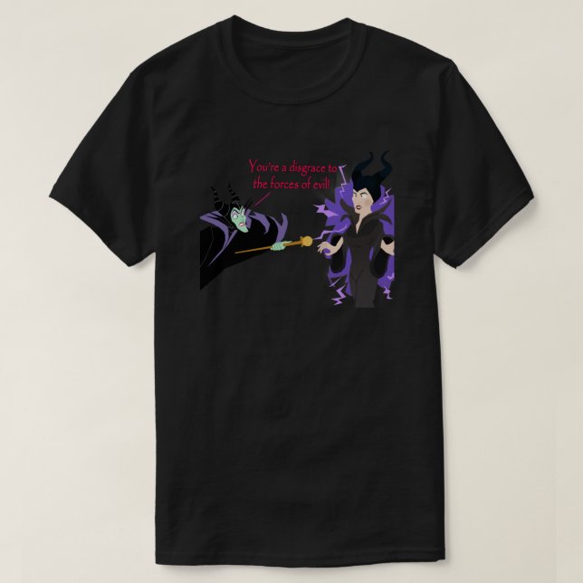T-shirt La vengeance de Maleficent ! 1,20 g (Design devant)