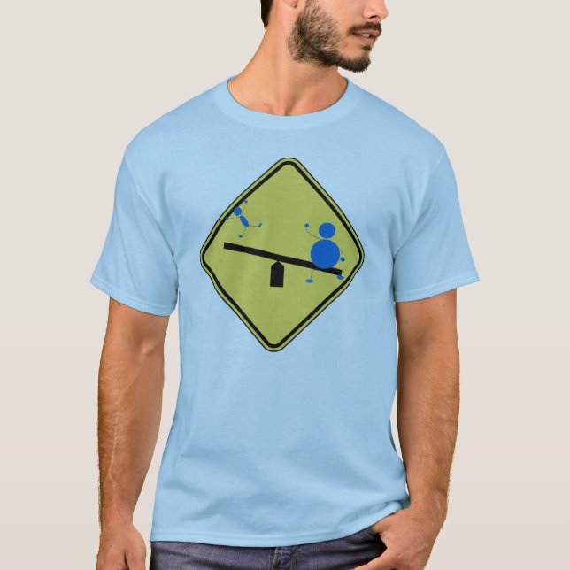 T-shirt La vengeance du gros type (Devant)