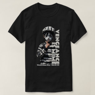 T-shirt La vengeance est Mime