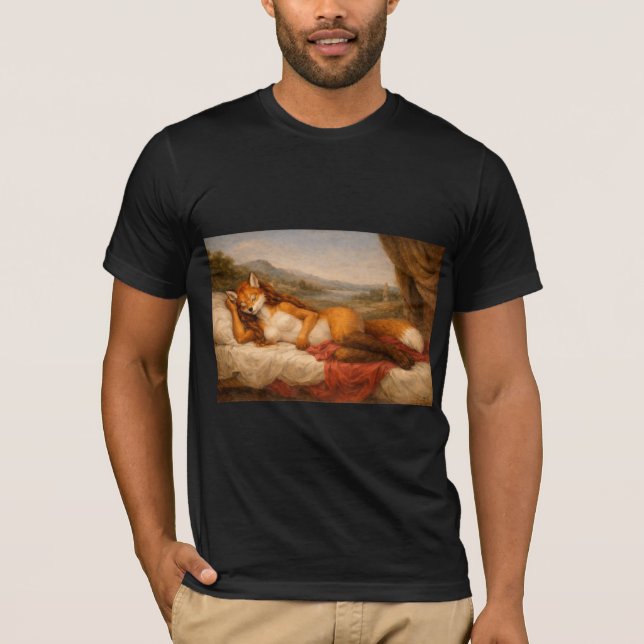 T-shirt la vénus endormie au corps velu (Devant)