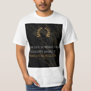 T-shirt La vérité de Marcus Aurelius : façonner la vie