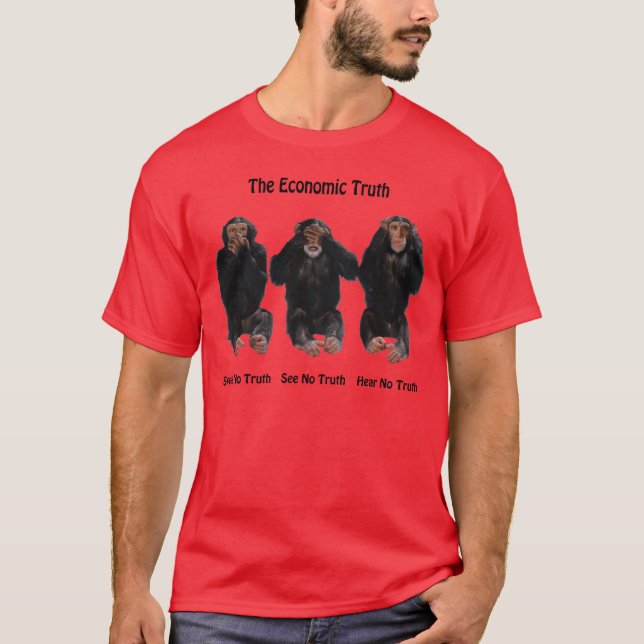 T-shirt La vérité économique (Devant)