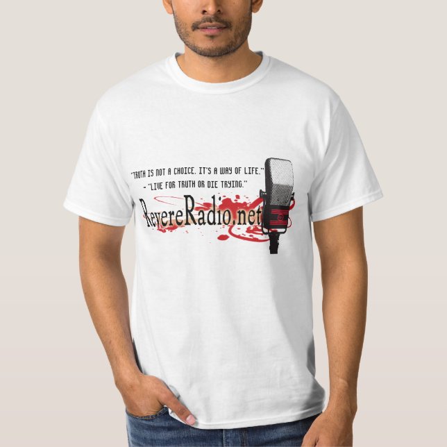 T-shirt La vérité n'est pas un choix vénèrent la pièce en (Devant)