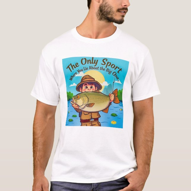 T-shirt La Vérité sur la Pêche (Devant)