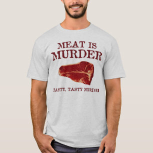 T-shirt La viande est meurtre savoureux