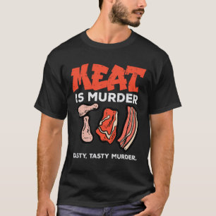 T-shirt La Viande Est Savoureuse Bbq Drôle Barbecue Grilla