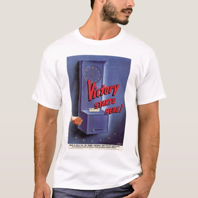 T-shirt La Victoire Commence Ici ! (Devant)