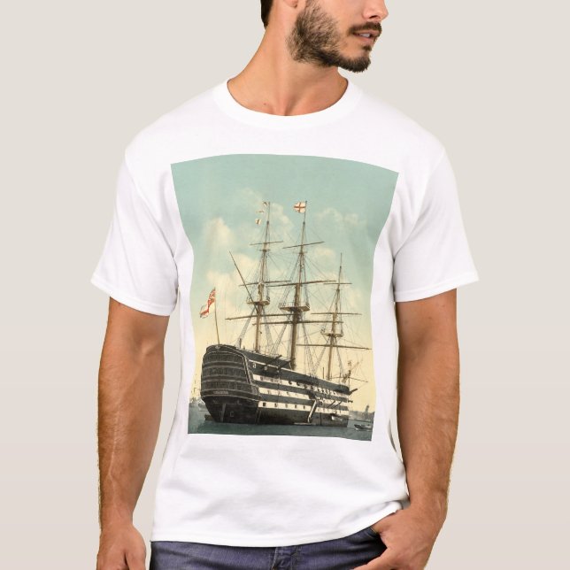 T-shirt La victoire de Nelson HMS (Devant)