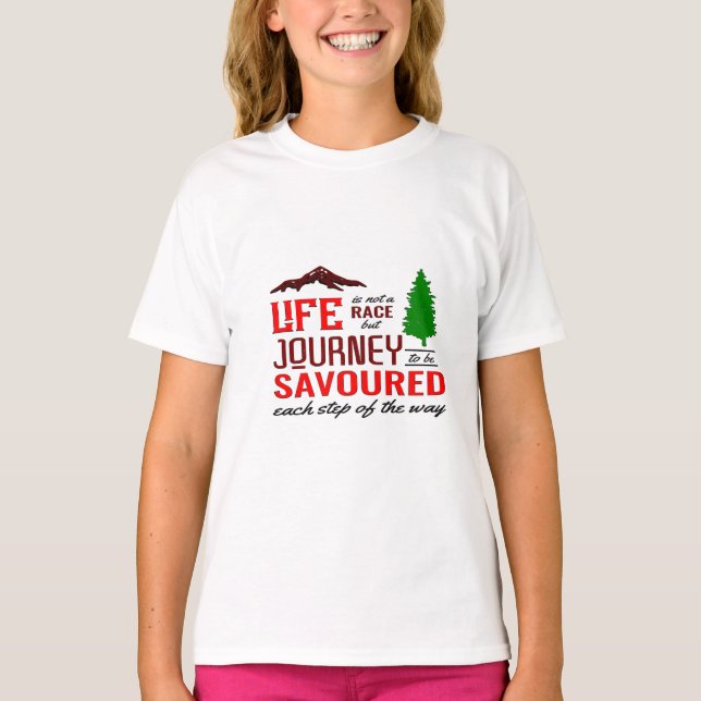 T-shirt La vida no es una raza (Devant)