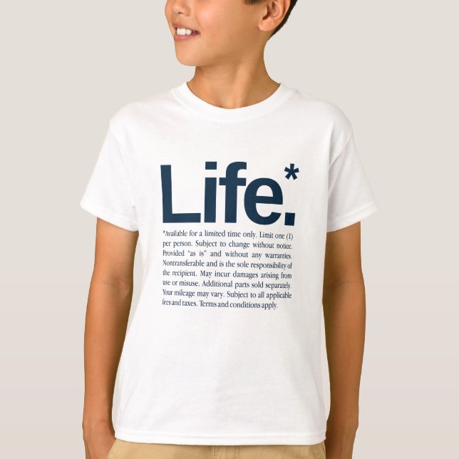 T-shirt La vie* (Devant)