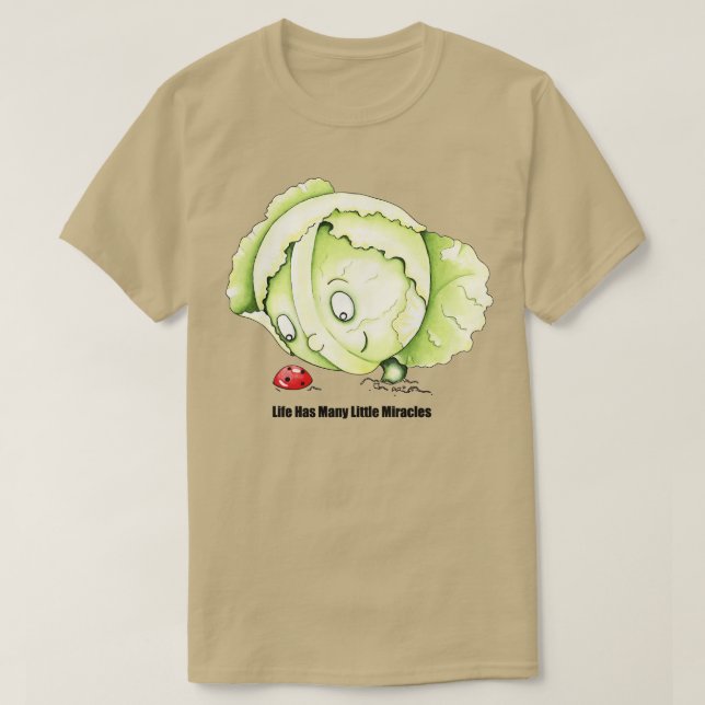 T-shirt La Vie A Beaucoup De Petits Miracles (Design devant)