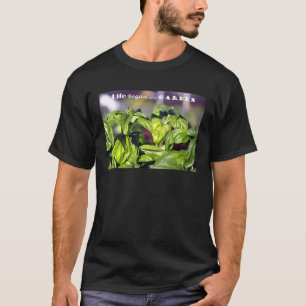 T-shirt La vie a commencé dans un jardin