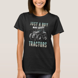 T-shirt La vie à la ferme pour les enfants, juste un garço