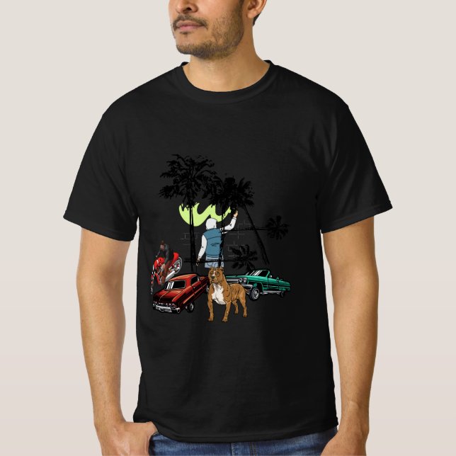 T-shirt La vie à Los Angeles (Devant)