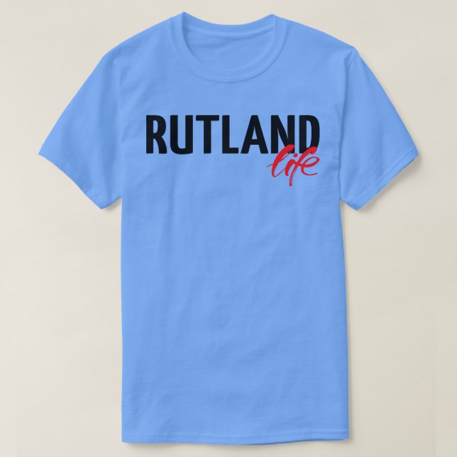 T-shirt La vie à Rutland (Design devant)