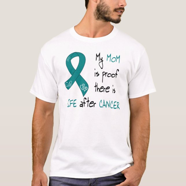 T-shirt La vie après CA cervical, maman (Devant)