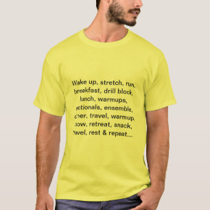T-shirt La vie après des corps de tambour