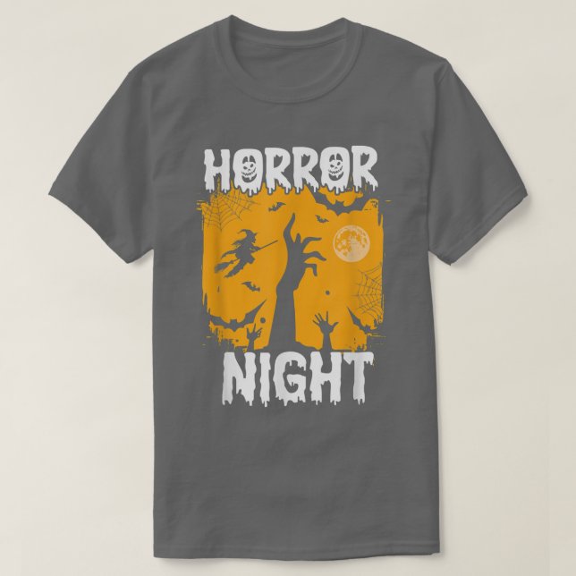 T-shirt La vie après le mariage est tout comme Horror Nigh (Design devant)