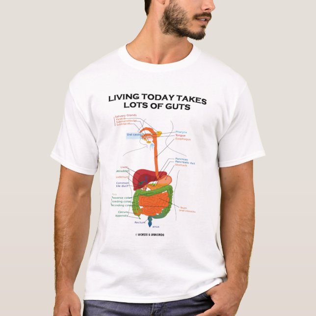 T-shirt La vie aujourd'hui prend un bon nombre (Devant)