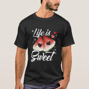 T-shirt La Vie, c'est de la pastèque douce