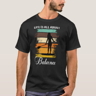 T-shirt La Vie, c'est l'équilibre des femmes