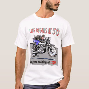 T-shirt La vie commence à 50, mais devient passionnante 