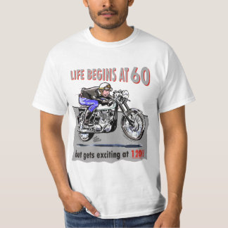 T-shirt La vie commence à 60, mais devient passionnante à