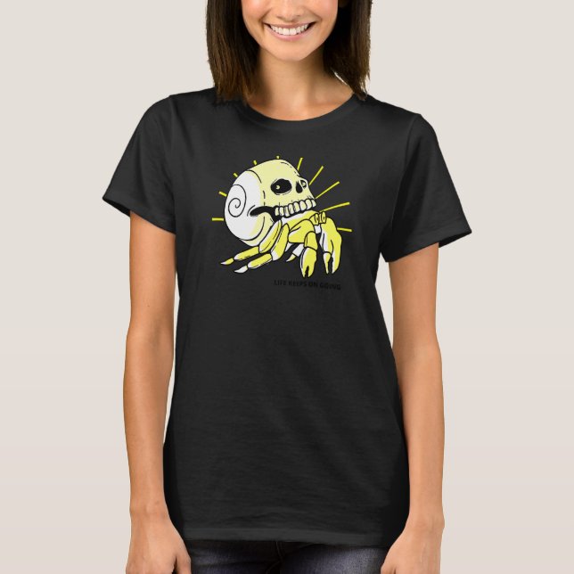 T-shirt La Vie Conserve Le Crâne (Devant)