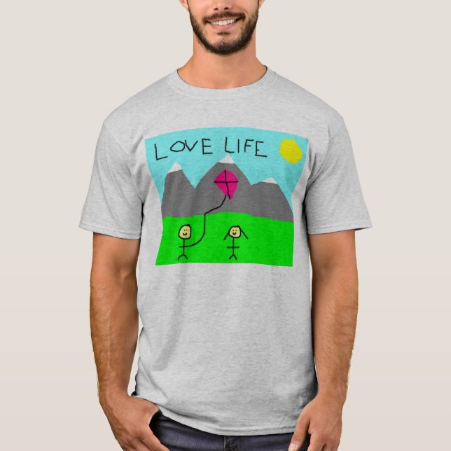 T-shirt La vie d'amour (Devant)