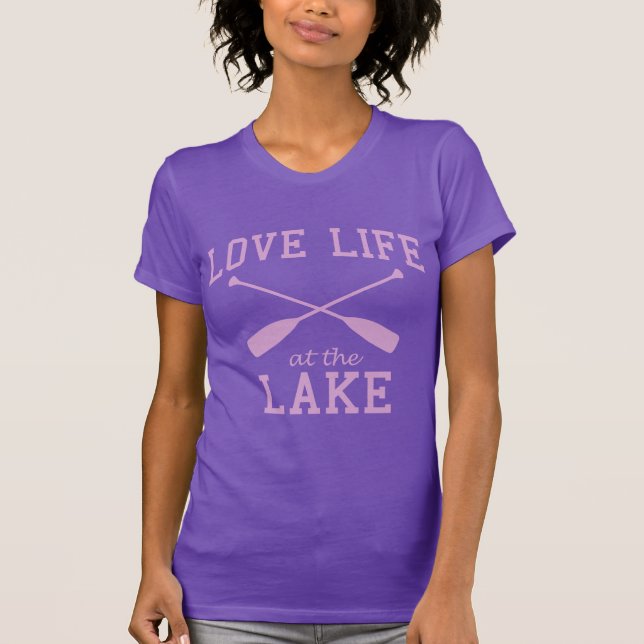T-shirt La vie d'amour au lac (Devant)