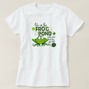 T-shirt La Vie Dans L'Étang De Grenouille