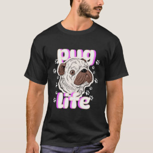 T-shirt La vie de chien carlin