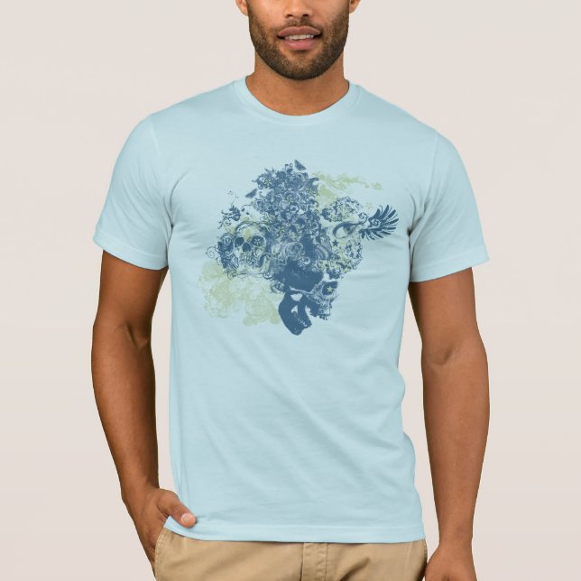 T-shirt La vie de crâne (Devant)