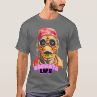 T-shirt La vie de gangsta Koi drôle