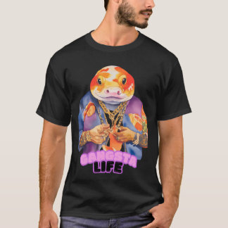 T-shirt La vie de gangsta Koi friends