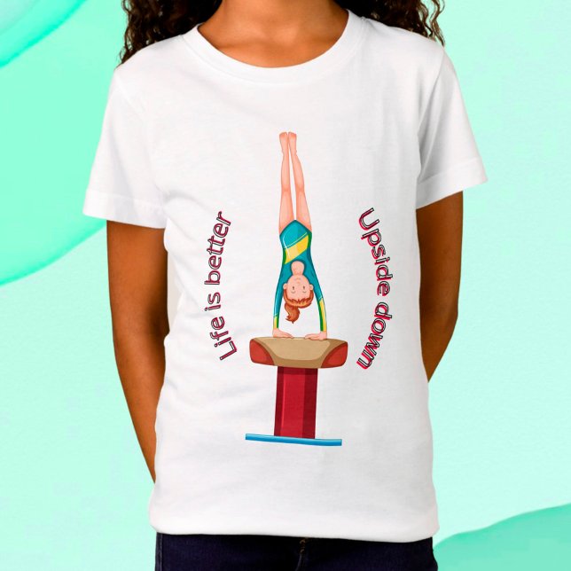 T-Shirt La Vie De La Banque De Gymnastique Est Mieux À L'H (Créateur téléchargé)