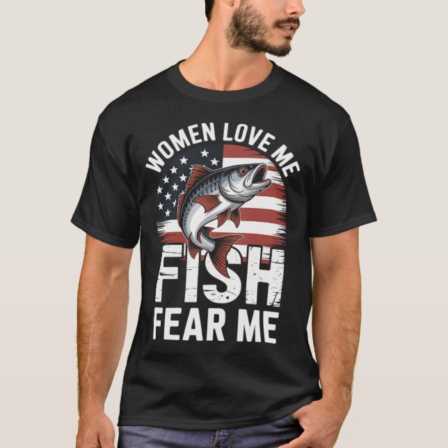 T-shirt La vie de l'achigan compte (Devant)