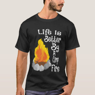 T-shirt La vie de l'équipe drôle est meilleure au feu de c