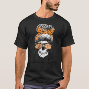 T-shirt La vie de maman Cadeau drôle d'Halloween de crâne
