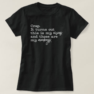 T-shirt La Vie de Maman Cirque Drôle Parenting Cha
