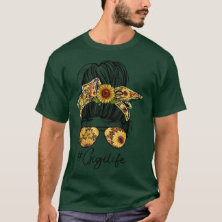 T-shirt La vie de maman des femmesLifeGigi Life Tournesol