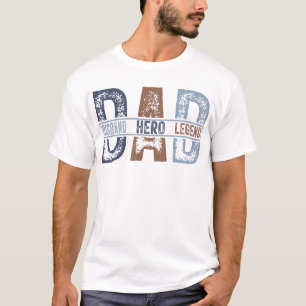 T-shirt « La vie de papa » – Chemise graphique drô